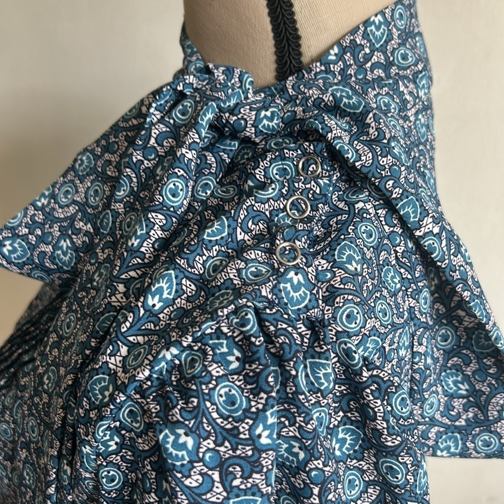 1. State Cloud Dancer Folklore Blue Blouse Size Small NWT - Picture 6 of 12